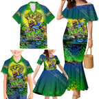 We Are Eels Halloween Family Matching Mermaid Dress and Hawaiian Shirt Pumpkin Scary Spooky Season - Aussie Hoodie