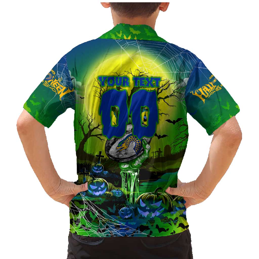 We Are Eels Halloween Family Matching Mermaid Dress and Hawaiian Shirt Pumpkin Scary Spooky Season - Aussie Hoodie
