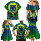 We Are Eels Halloween Family Matching Mermaid Dress and Hawaiian Shirt Pumpkin Scary Spooky Season - Aussie Hoodie