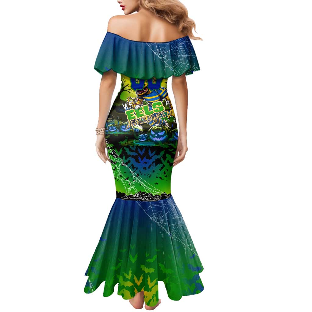 We Are Eels Halloween Family Matching Mermaid Dress and Hawaiian Shirt Pumpkin Scary Spooky Season - Aussie Hoodie
