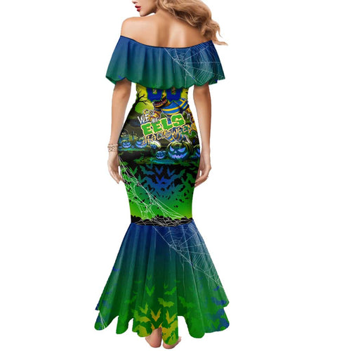 We Are Eels Halloween Family Matching Mermaid Dress and Hawaiian Shirt Pumpkin Scary Spooky Season - Aussie Hoodie