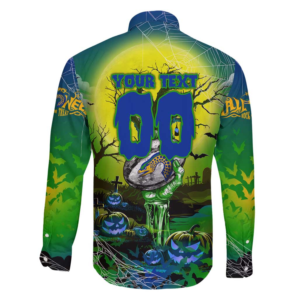 We Are Eels Halloween Family Matching Short Sleeve Bodycon Dress and Hawaiian Shirt Pumpkin Scary Spooky Season - Aussie Hoodie