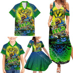 We Are Eels Halloween Family Matching Summer Maxi Dress and Hawaiian Shirt Pumpkin Scary Spooky Season - Aussie Hoodie