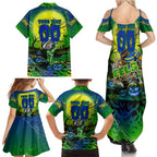 We Are Eels Halloween Family Matching Summer Maxi Dress and Hawaiian Shirt Pumpkin Scary Spooky Season - Aussie Hoodie