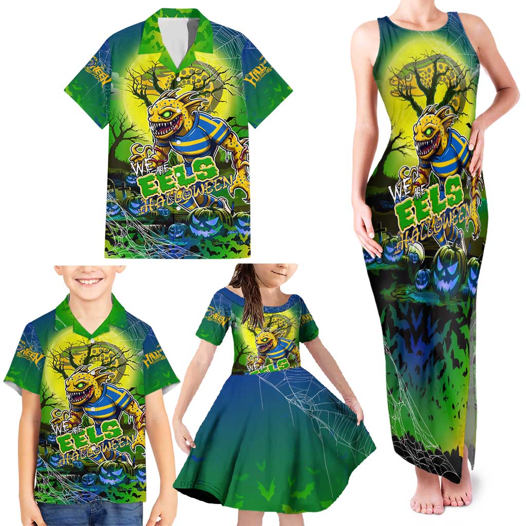 We Are Eels Halloween Family Matching Tank Maxi Dress and Hawaiian Shirt Pumpkin Scary Spooky Season - Aussie Hoodie