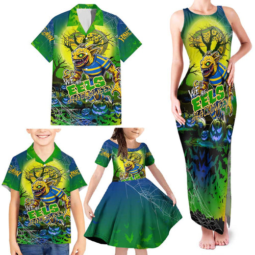 We Are Eels Halloween Family Matching Tank Maxi Dress and Hawaiian Shirt Pumpkin Scary Spooky Season - Aussie Hoodie