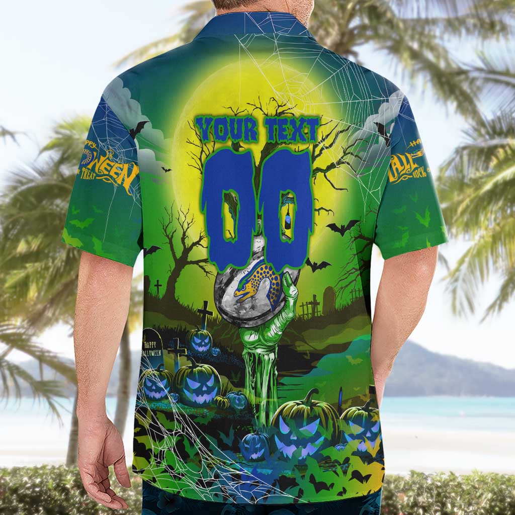 We Are Eels Halloween Hawaiian Shirt Pumpkin Scary Spooky Season - Aussie Hoodie