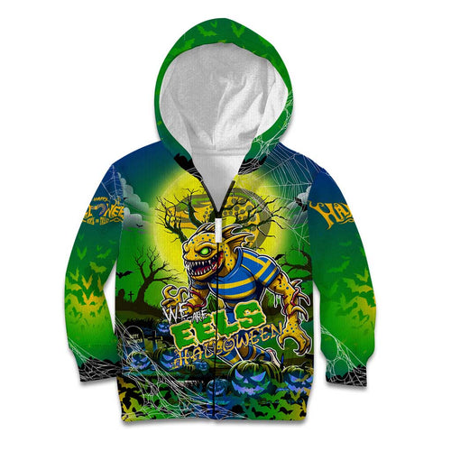 We Are Eels Halloween Kid Hoodie Pumpkin Scary Spooky Season - Aussie Hoodie