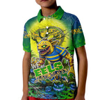 We Are Eels Halloween Kid Polo Shirt Pumpkin Scary Spooky Season - Aussie Hoodie