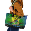 We Are Eels Halloween Leather Tote Bag Pumpkin Scary Spooky Season - Aussie Hoodie