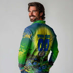 We Are Eels Halloween Long Sleeve Polo Shirt Pumpkin Scary Spooky Season - Aussie Hoodie