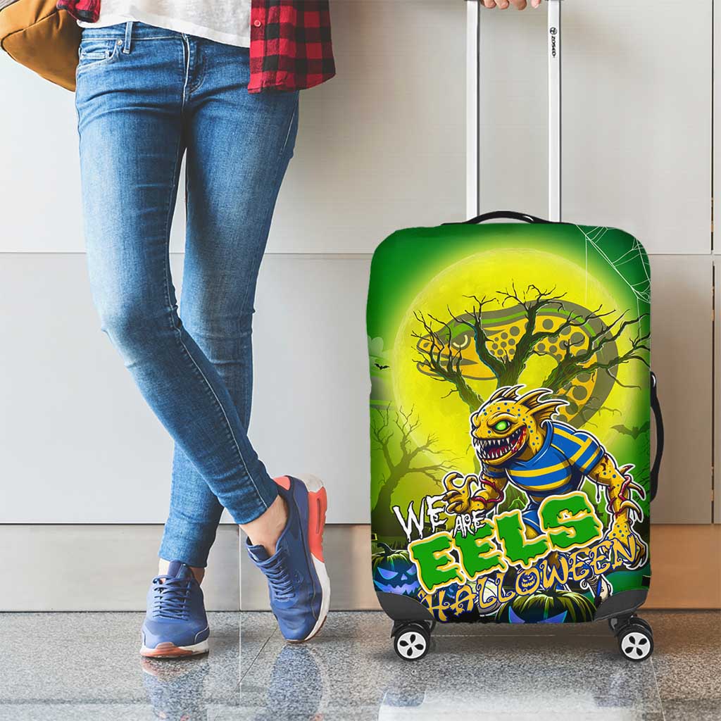 We Are Eels Halloween Luggage Cover Pumpkin Scary Spooky Season - Aussie Hoodie