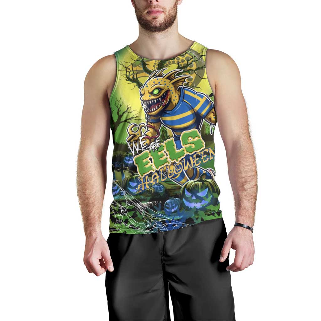 We Are Eels Halloween Men Tank Top Pumpkin Scary Spooky Season - Aussie Hoodie