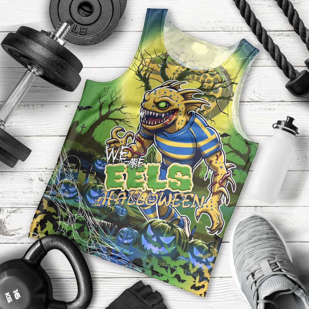 We Are Eels Halloween Men Tank Top Pumpkin Scary Spooky Season - Aussie Hoodie