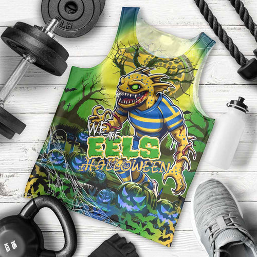 We Are Eels Halloween Men Tank Top Pumpkin Scary Spooky Season - Aussie Hoodie
