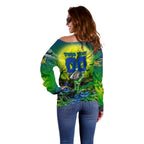 We Are Eels Halloween Off Shoulder Sweater Pumpkin Scary Spooky Season - Aussie Hoodie