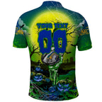We Are Eels Halloween Polo Shirt Pumpkin Scary Spooky Season - Aussie Hoodie