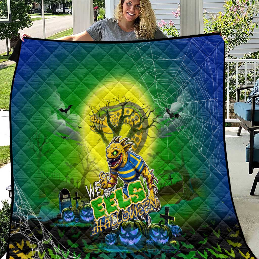 We Are Eels Halloween Quilt Pumpkin Scary Spooky Season - Aussie Hoodie