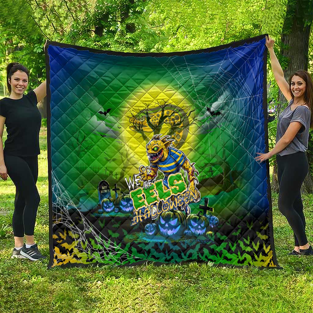 We Are Eels Halloween Quilt Pumpkin Scary Spooky Season - Aussie Hoodie