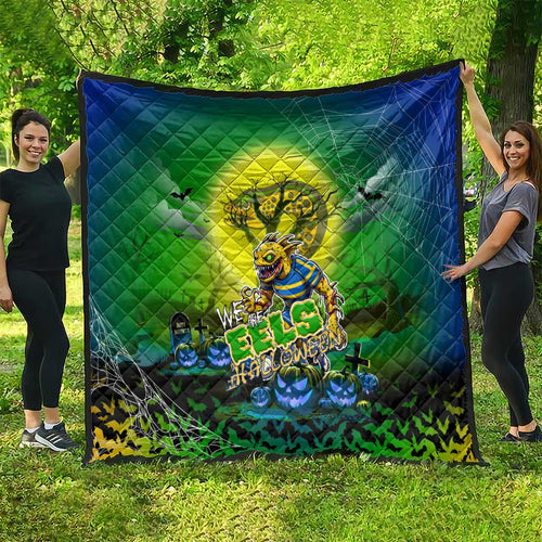 We Are Eels Halloween Quilt Pumpkin Scary Spooky Season - Aussie Hoodie