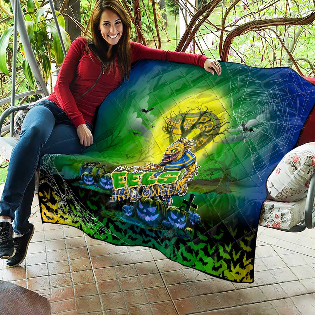 We Are Eels Halloween Quilt Pumpkin Scary Spooky Season - Aussie Hoodie