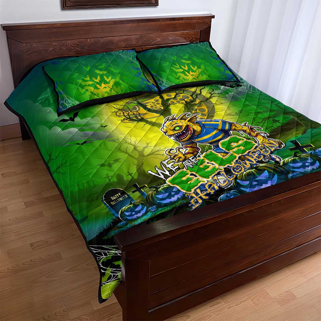 We Are Eels Halloween Quilt Bed Set Pumpkin Scary Spooky Season - Aussie Hoodie