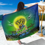 We Are Eels Halloween Sarong Pumpkin Scary Spooky Season - Aussie Hoodie