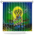 We Are Eels Halloween Shower Curtain Pumpkin Scary Spooky Season - Aussie Hoodie