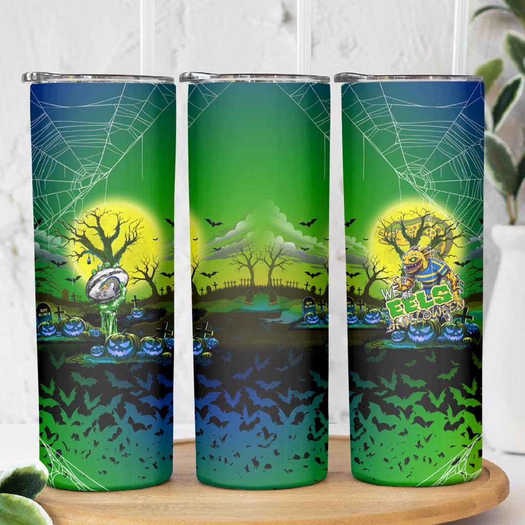 We Are Eels Halloween Skinny Tumbler Pumpkin Scary Spooky Season - Aussie Hoodie