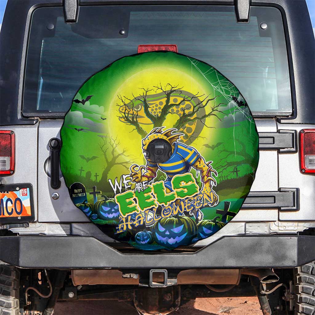 We Are Eels Halloween Spare Tire Cover Pumpkin Scary Spooky Season - Aussie Hoodie