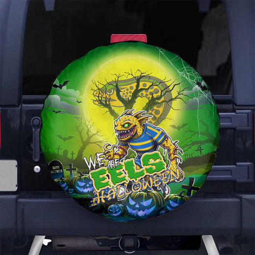 We Are Eels Halloween Spare Tire Cover Pumpkin Scary Spooky Season - Aussie Hoodie