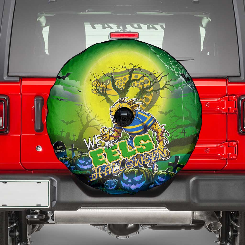 We Are Eels Halloween Spare Tire Cover Pumpkin Scary Spooky Season - Aussie Hoodie