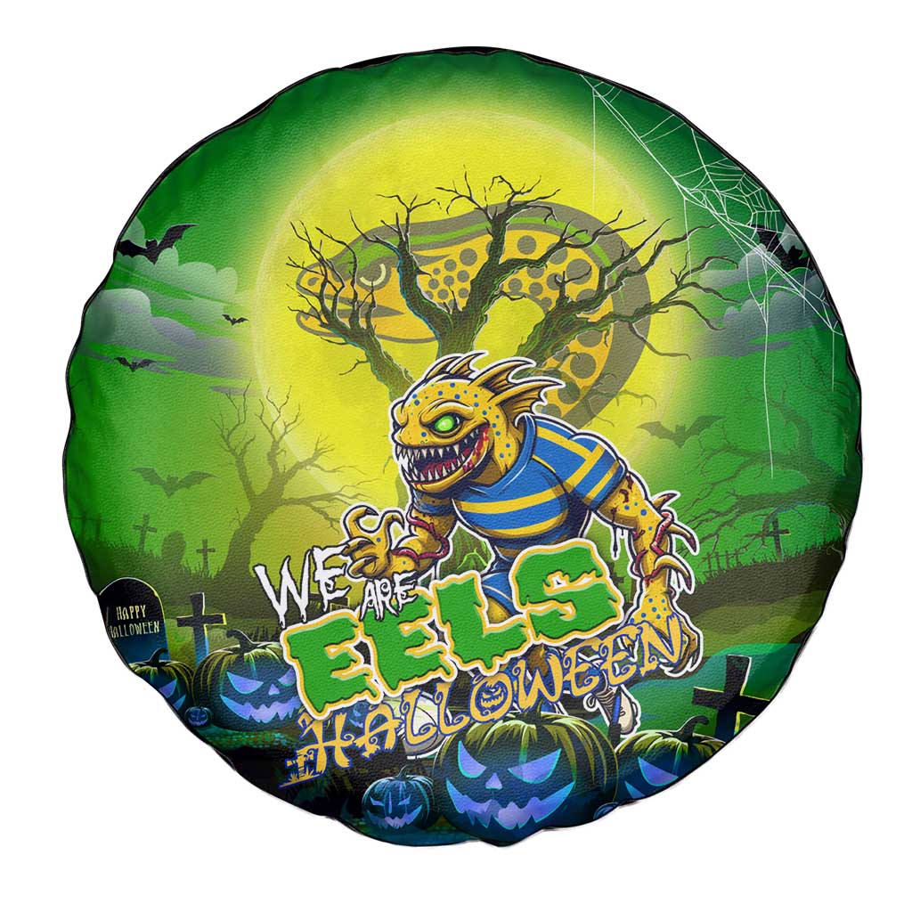 We Are Eels Halloween Spare Tire Cover Pumpkin Scary Spooky Season - Aussie Hoodie