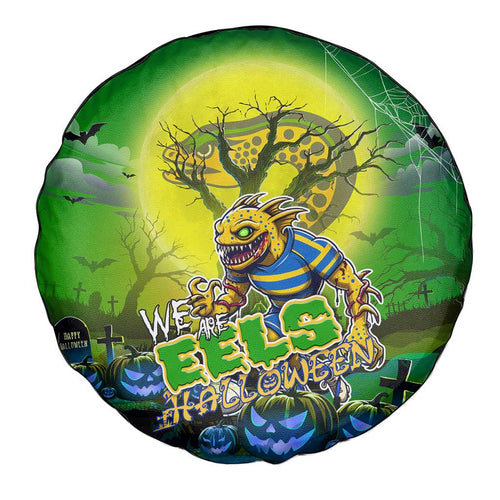 We Are Eels Halloween Spare Tire Cover Pumpkin Scary Spooky Season - Aussie Hoodie