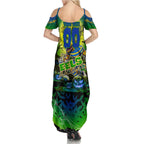 We Are Eels Halloween Summer Maxi Dress Pumpkin Scary Spooky Season - Aussie Hoodie
