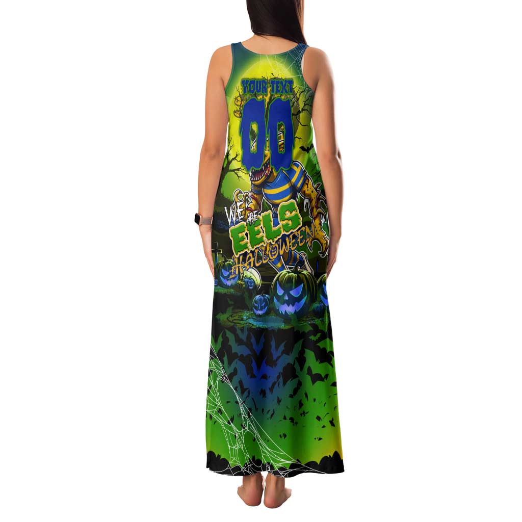 We Are Eels Halloween Tank Maxi Dress Pumpkin Scary Spooky Season - Aussie Hoodie