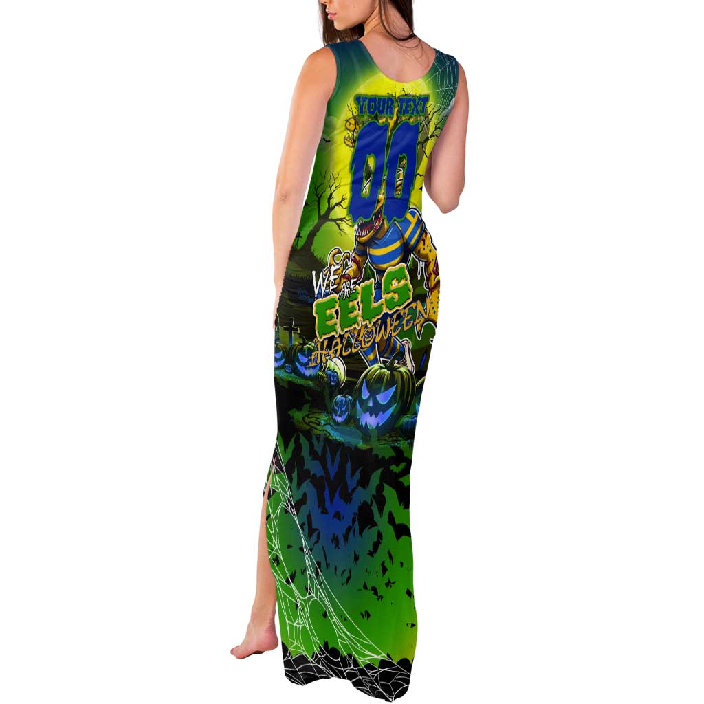 We Are Eels Halloween Tank Maxi Dress Pumpkin Scary Spooky Season - Aussie Hoodie