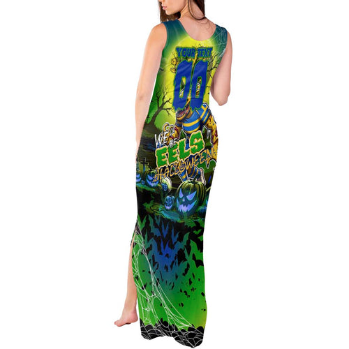 We Are Eels Halloween Tank Maxi Dress Pumpkin Scary Spooky Season - Aussie Hoodie