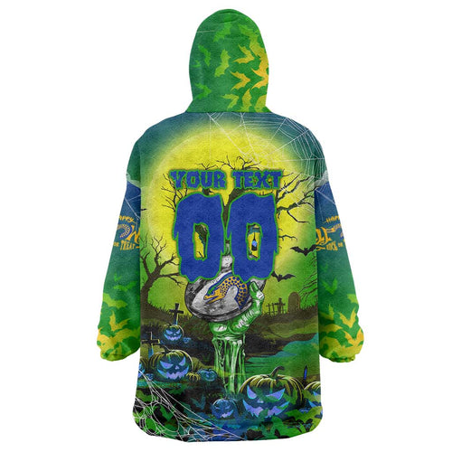 We Are Eels Halloween Wearable Blanket Hoodie Pumpkin Scary Spooky Season - Aussie Hoodie