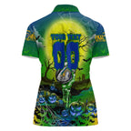 We Are Eels Halloween Women Polo Shirt Pumpkin Scary Spooky Season - Aussie Hoodie