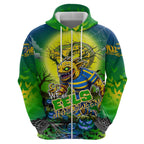 We Are Eels Halloween Zip Hoodie Pumpkin Scary Spooky Season - Aussie Hoodie