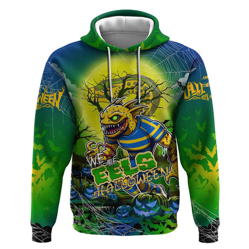 We Are Eels Halloween Zip Hoodie Pumpkin Scary Spooky Season - Aussie Hoodie