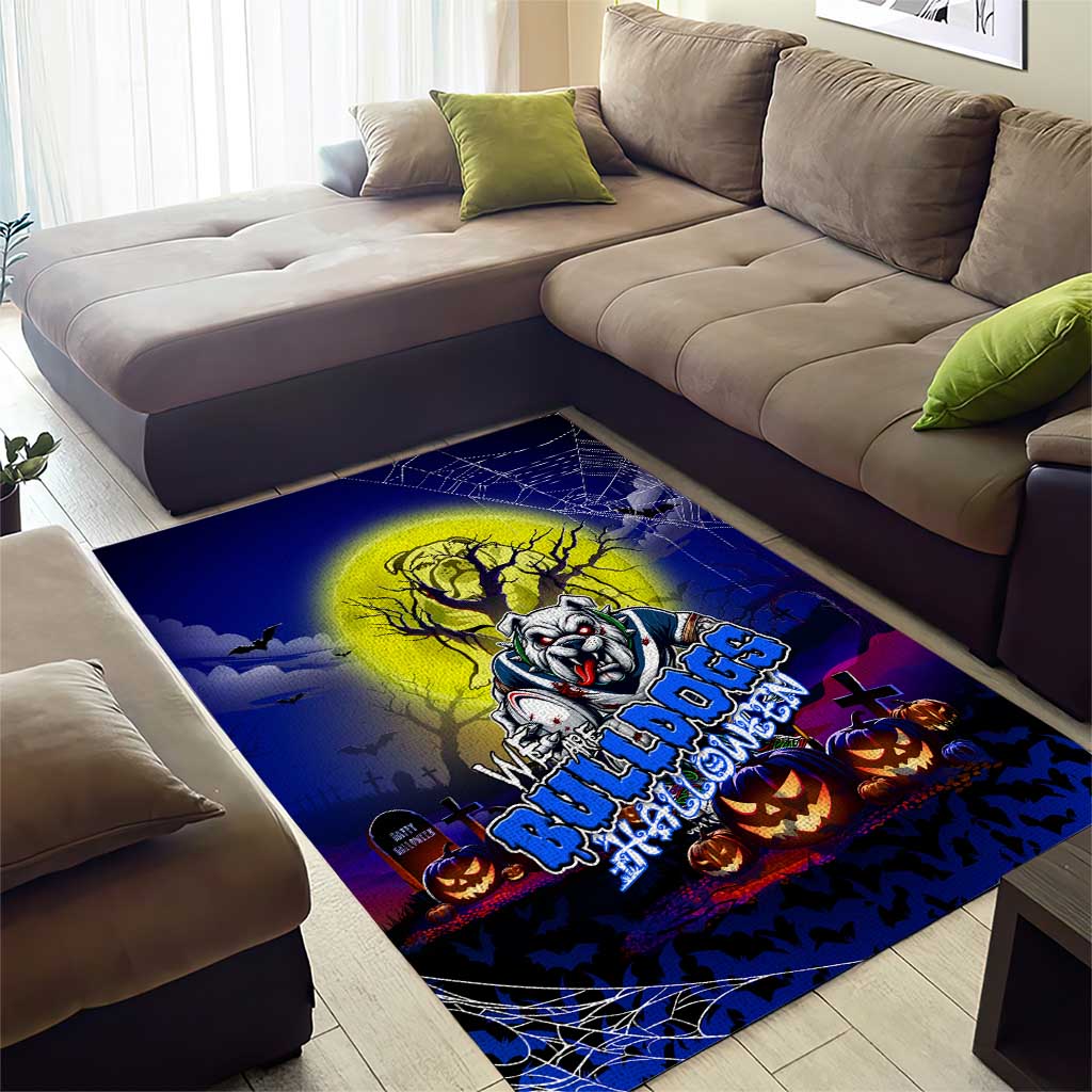 We Are Bulldogs Halloween Area Rug Pumpkin Scary Spooky Season - Aussie Hoodie