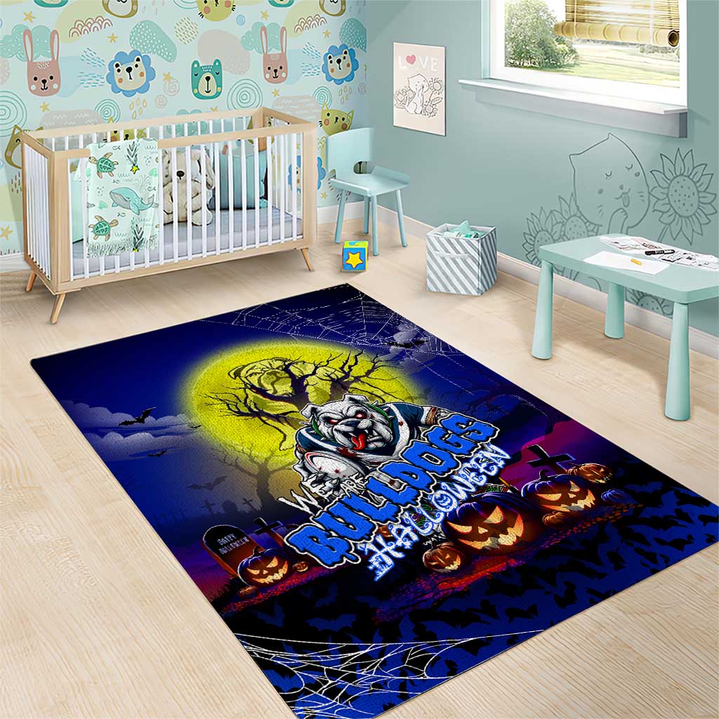We Are Bulldogs Halloween Area Rug Pumpkin Scary Spooky Season - Aussie Hoodie