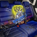We Are Bulldogs Halloween Back Car Seat Cover Pumpkin Scary Spooky Season - Aussie Hoodie