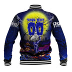 We Are Bulldogs Halloween Baseball Jacket Pumpkin Scary Spooky Season - Aussie Hoodie