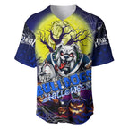 We Are Bulldogs Halloween Baseball Jersey Pumpkin Scary Spooky Season - Aussie Hoodie