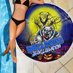 We Are Bulldogs Halloween Beach Blanket Pumpkin Scary Spooky Season - Aussie Hoodie