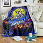 We Are Bulldogs Halloween Blanket Pumpkin Scary Spooky Season - Aussie Hoodie