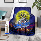 We Are Bulldogs Halloween Blanket Pumpkin Scary Spooky Season - Aussie Hoodie